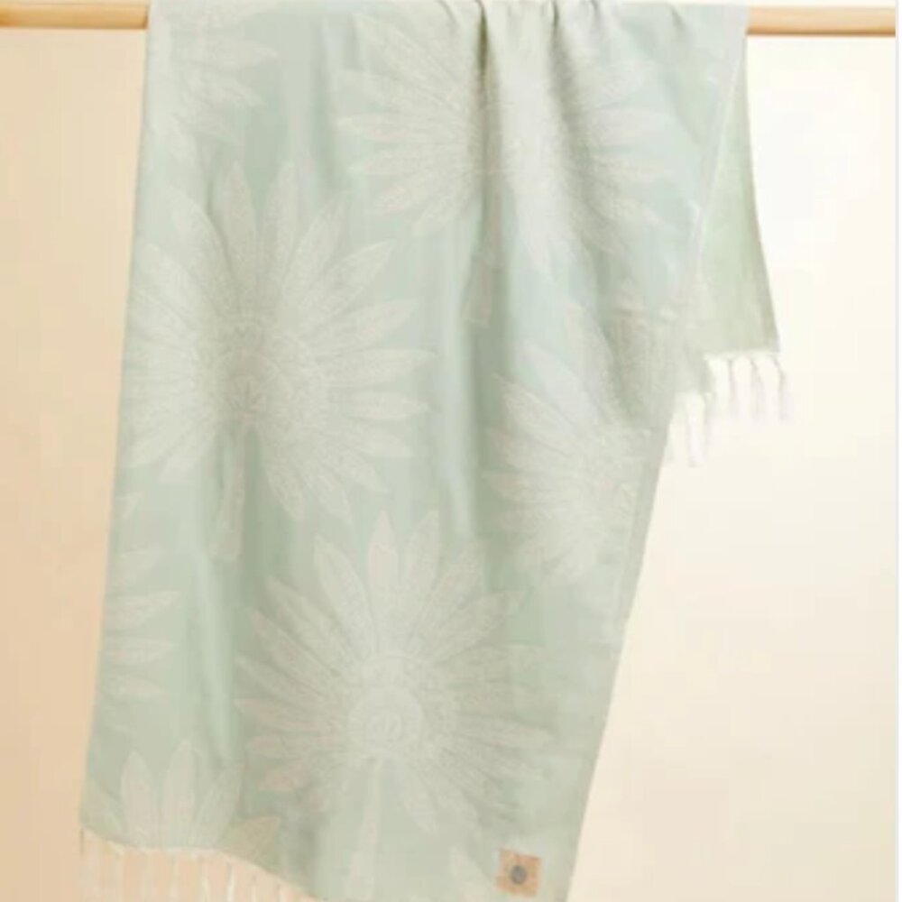 Spartina 449 - Beach Blanket Palmetto Frond Seafoam